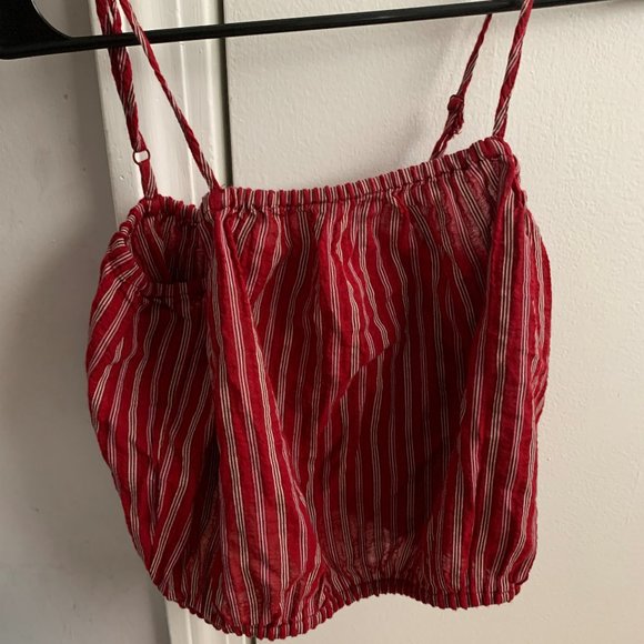 American Eagle Outfitters Tops - American Eagle Red Crop Top